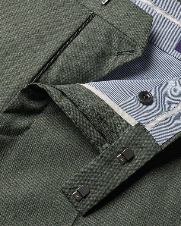 Ultimate Performance Sharkskin Suit Pants – Sage Green