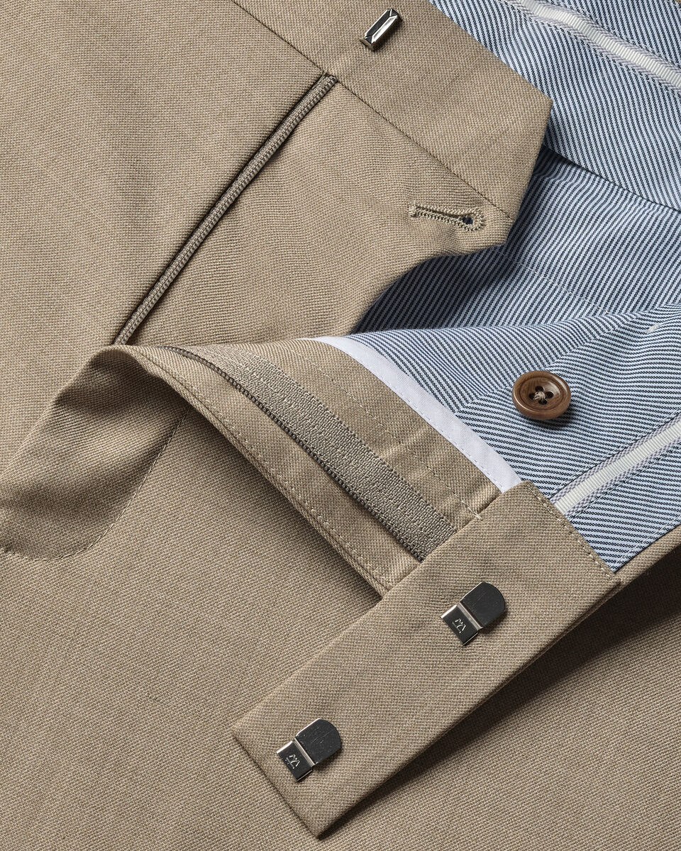 Ultimate Performance Sharkskin Suit Pants – Taupe