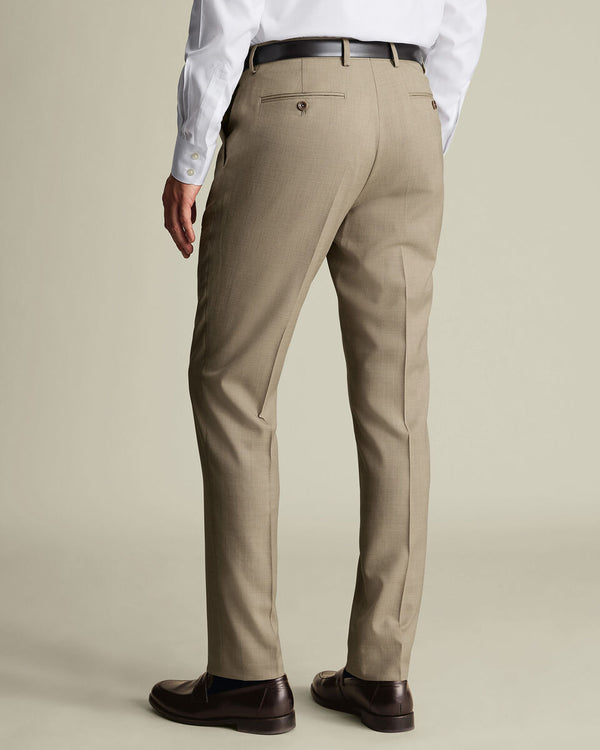Ultimate Performance Sharkskin Suit Pants – Taupe