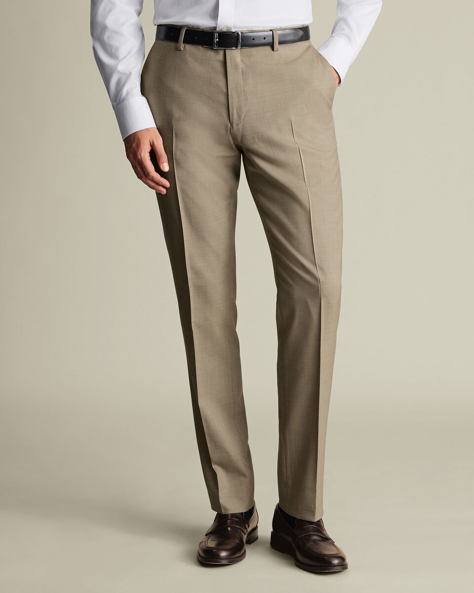 Ultimate Performance Sharkskin Suit Pants – Taupe Main image