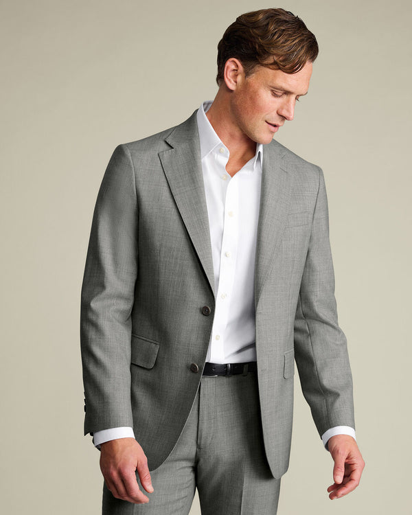 Ultimate Performance Sharkskin Suit Jacket – Gray