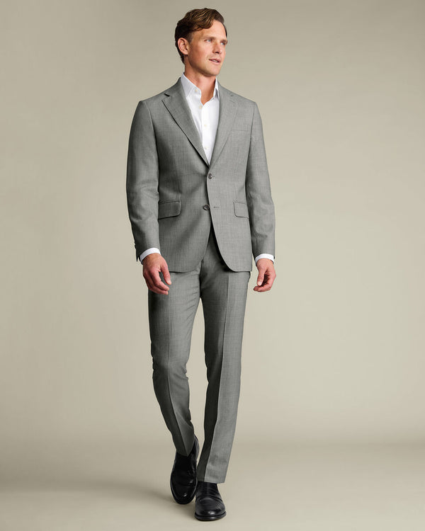 Ultimate Performance Sharkskin Suit Pants – Gray