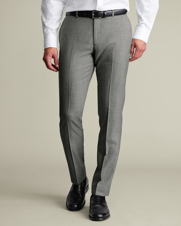 Ultimate Performance Sharkskin Suit Pants – Gray