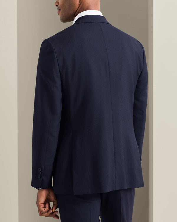 Double Breasted Ultimate Performance Suit Jacket - Dark Navy