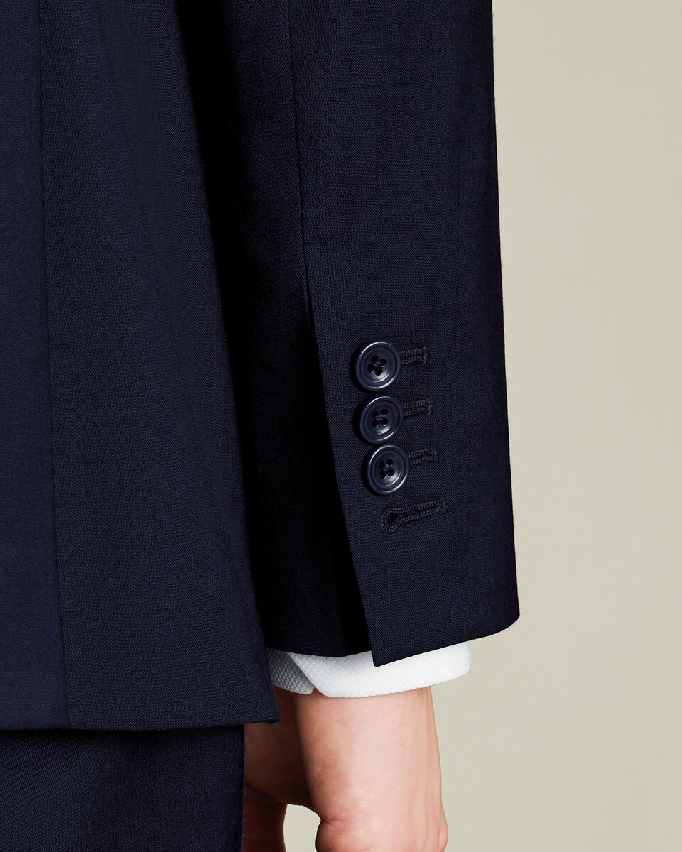 Italian Suit Jacket - Dark Navy