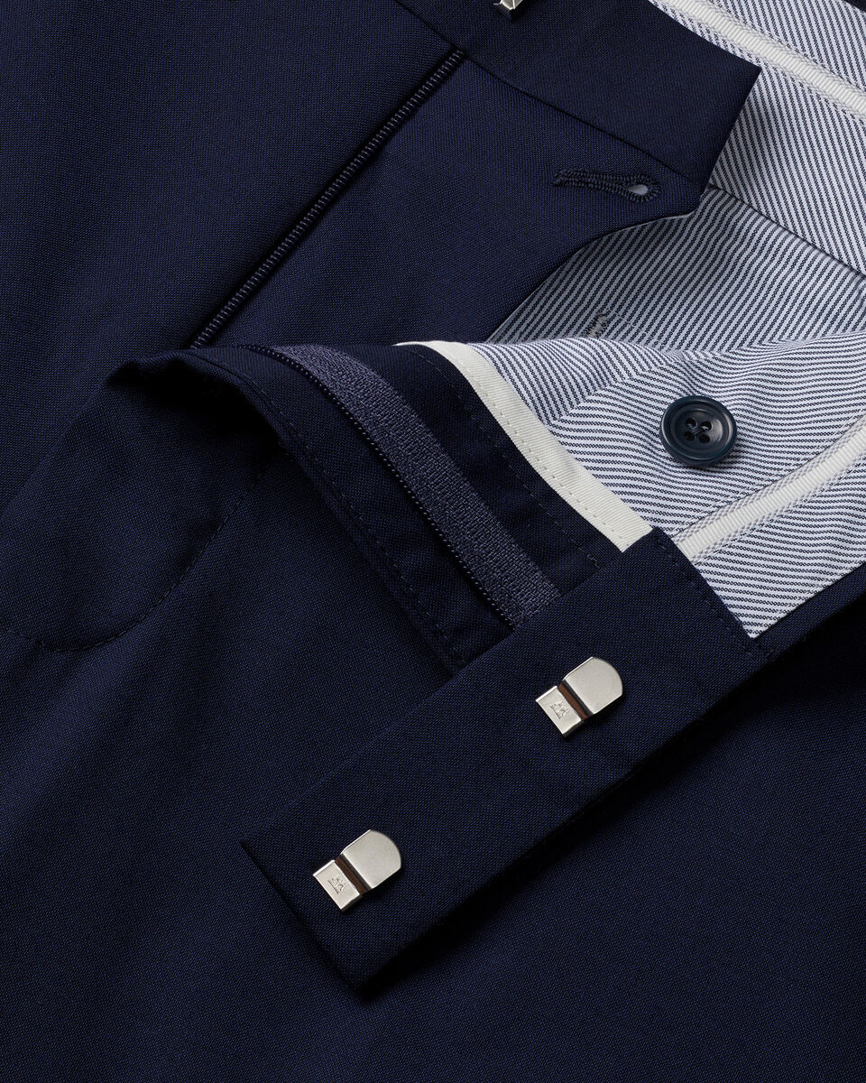 Italian Luxury Suit Pants - Dark Navy