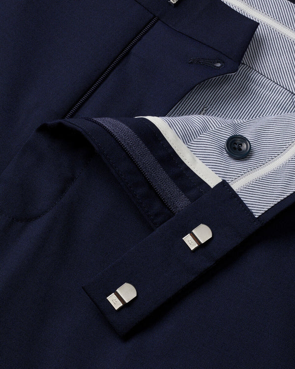 Italian Luxury Suit Pants - Dark Navy