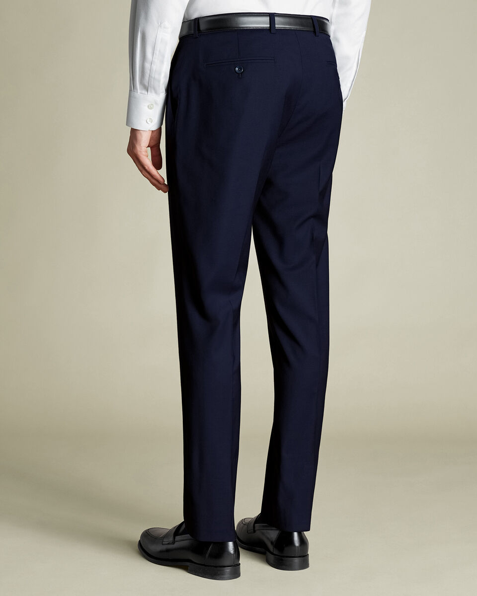 Italian Luxury Suit Pants - Dark Navy Secondary image