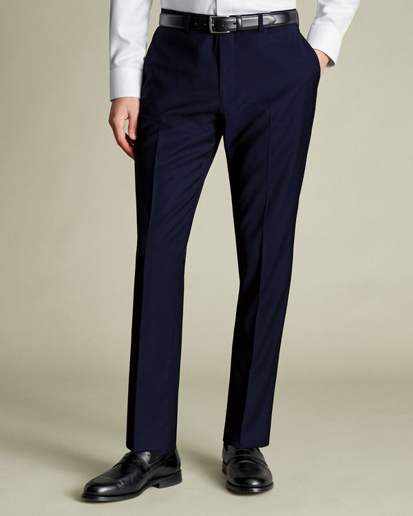 Italian Luxury Suit Pants - Dark Navy
