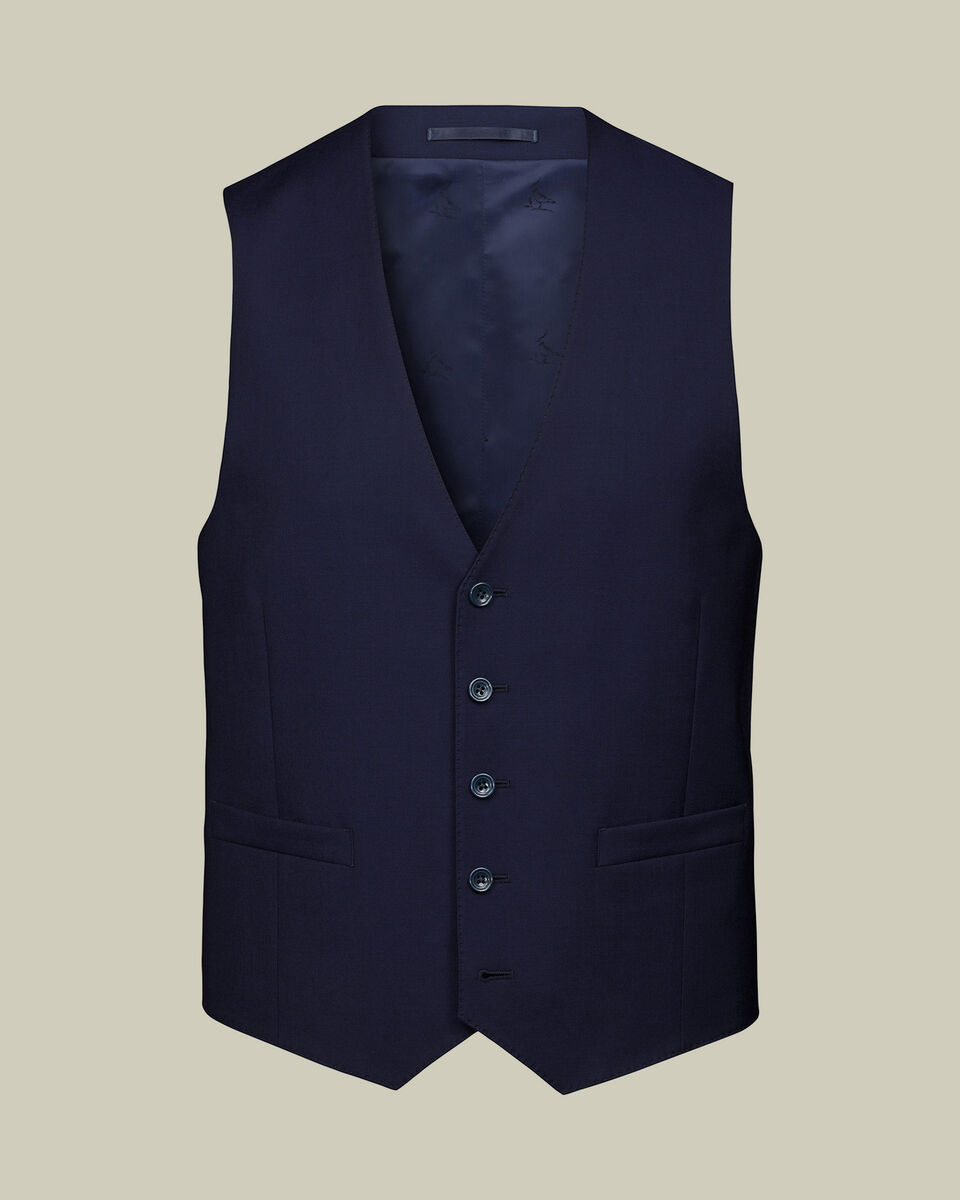 Italian Luxury Suit Vest - Dark Navy Main image
