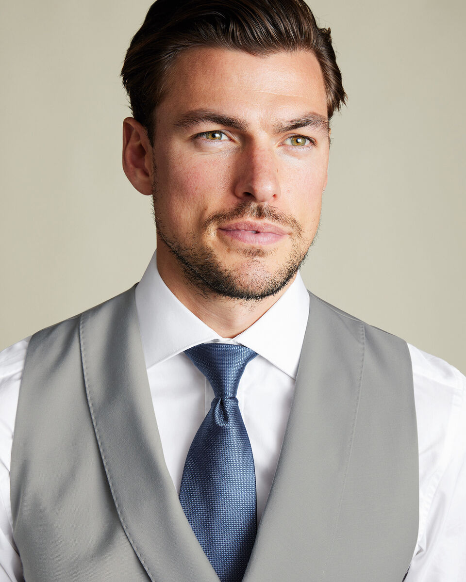 Morning Suit Vest - Light Gray