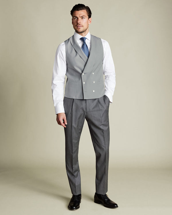 Morning Suit Vest - Light Gray