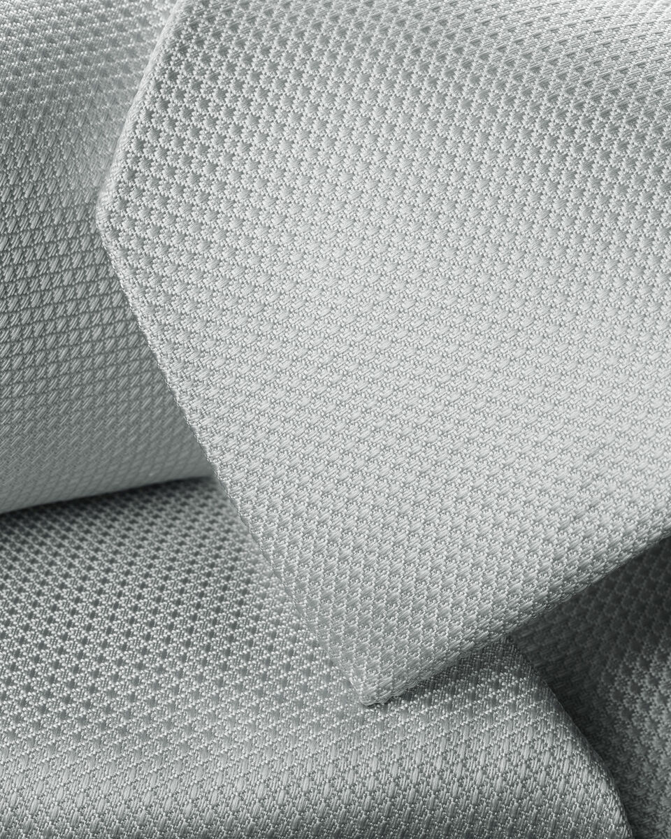Silk Textured Tie - Ice Blue Secondary image