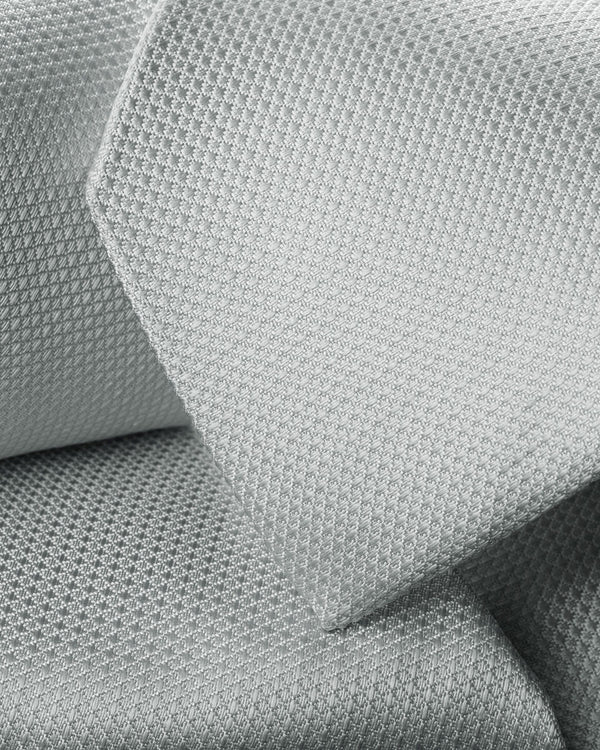 Silk Textured Tie - Ice Blue