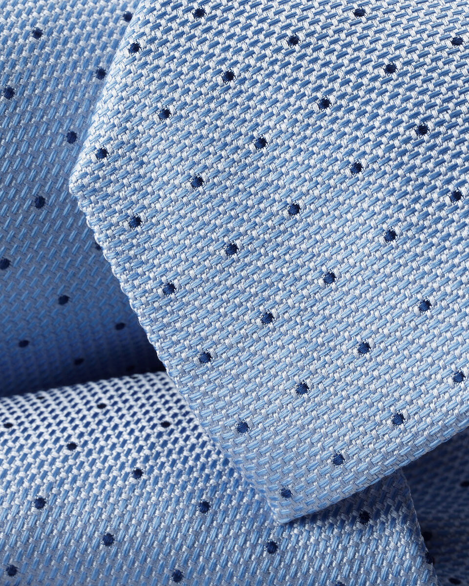 Spot Tie - Sky Blue & French Blue Secondary image