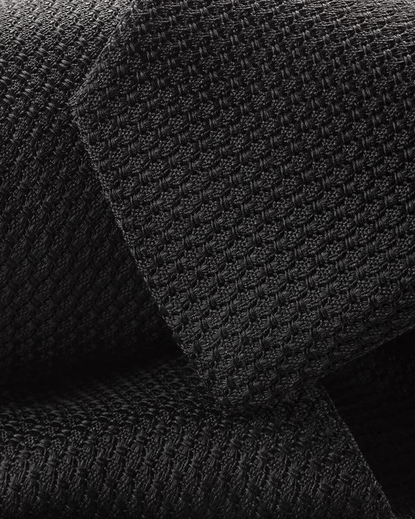 Silk Grenadine Tie - Black