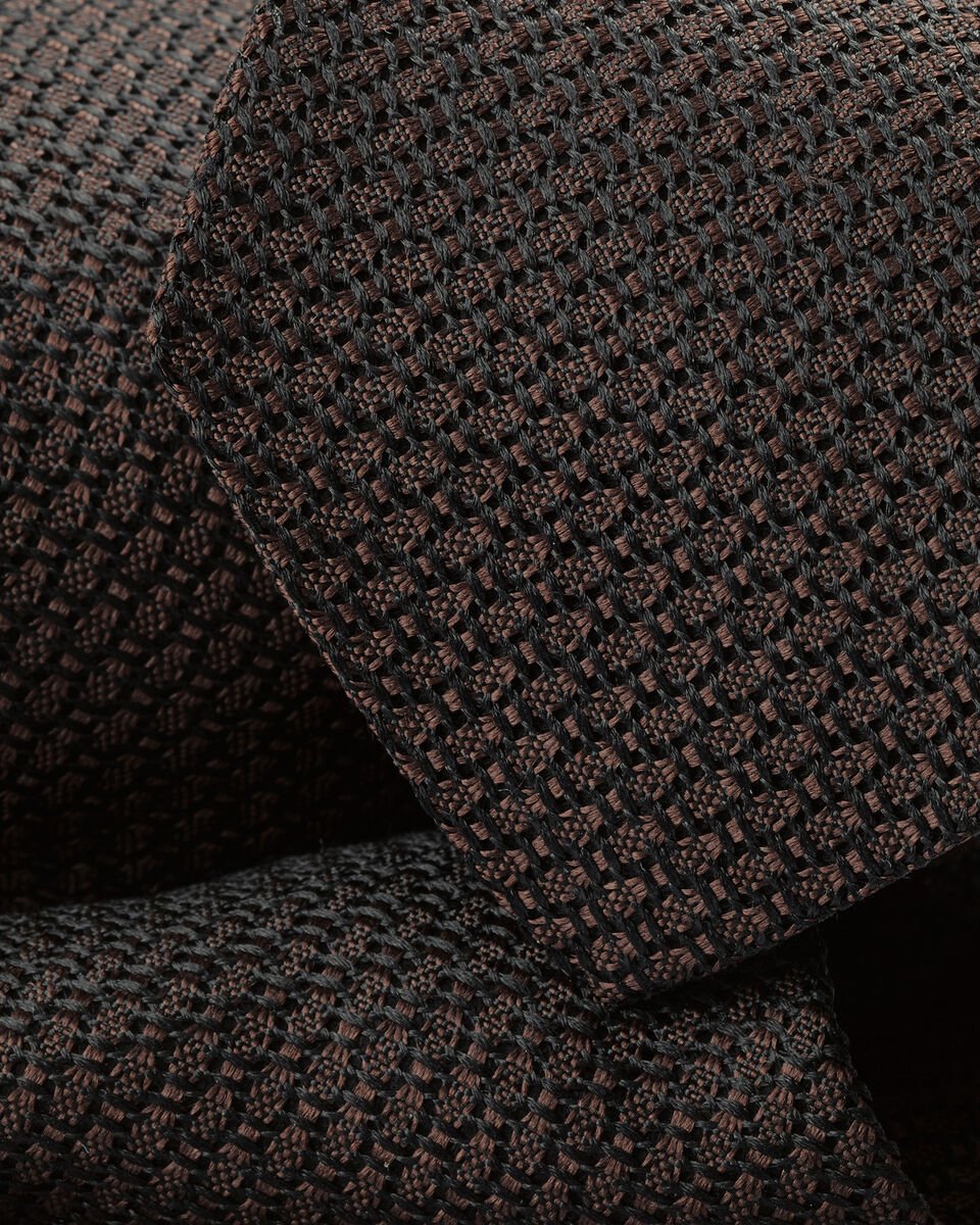Silk Grenadine Tie – Chocolate Brown