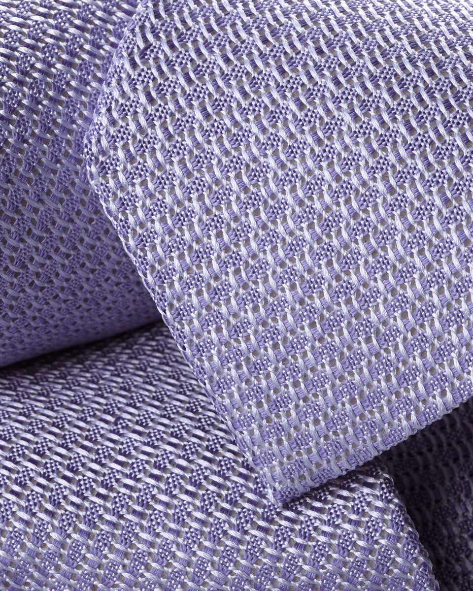 Silk Grenadine Tie - Lilac Secondary image