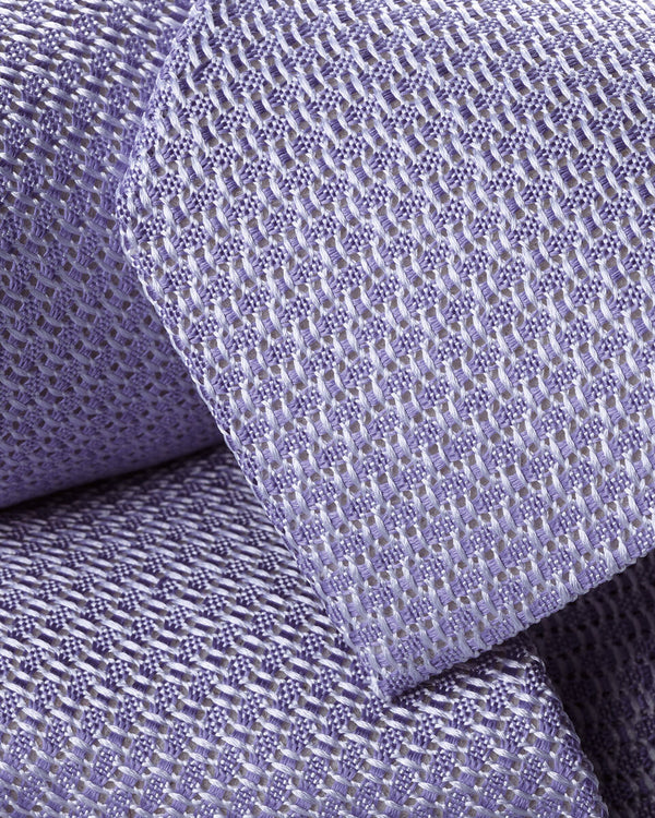 Silk Grenadine Tie - Lilac