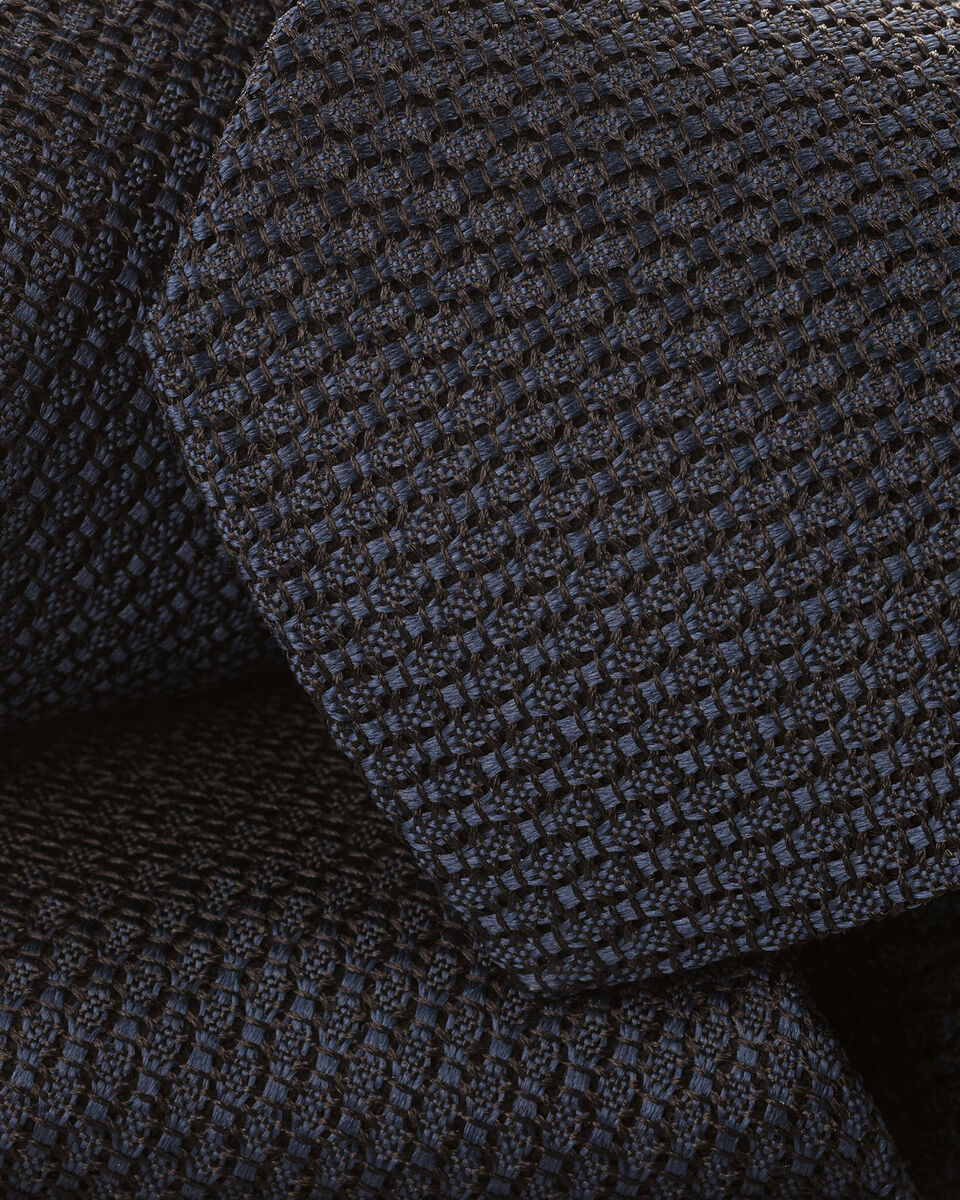 Silk Grenadine Tie – Navy