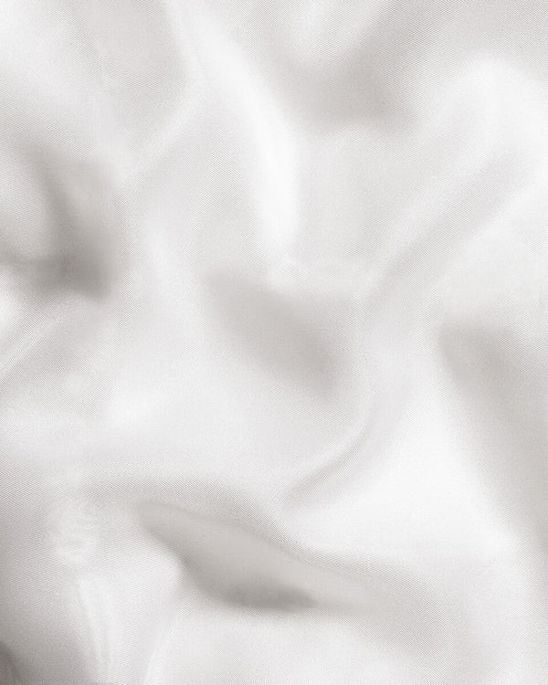 Silk Evening Pocket Square - White