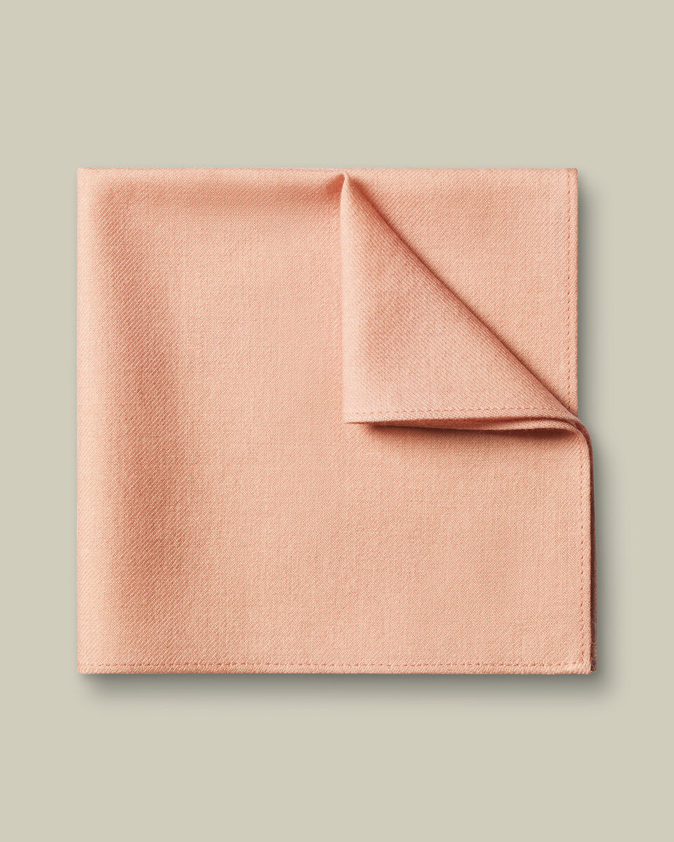 Wool Pocket Square - Light Pink Main image