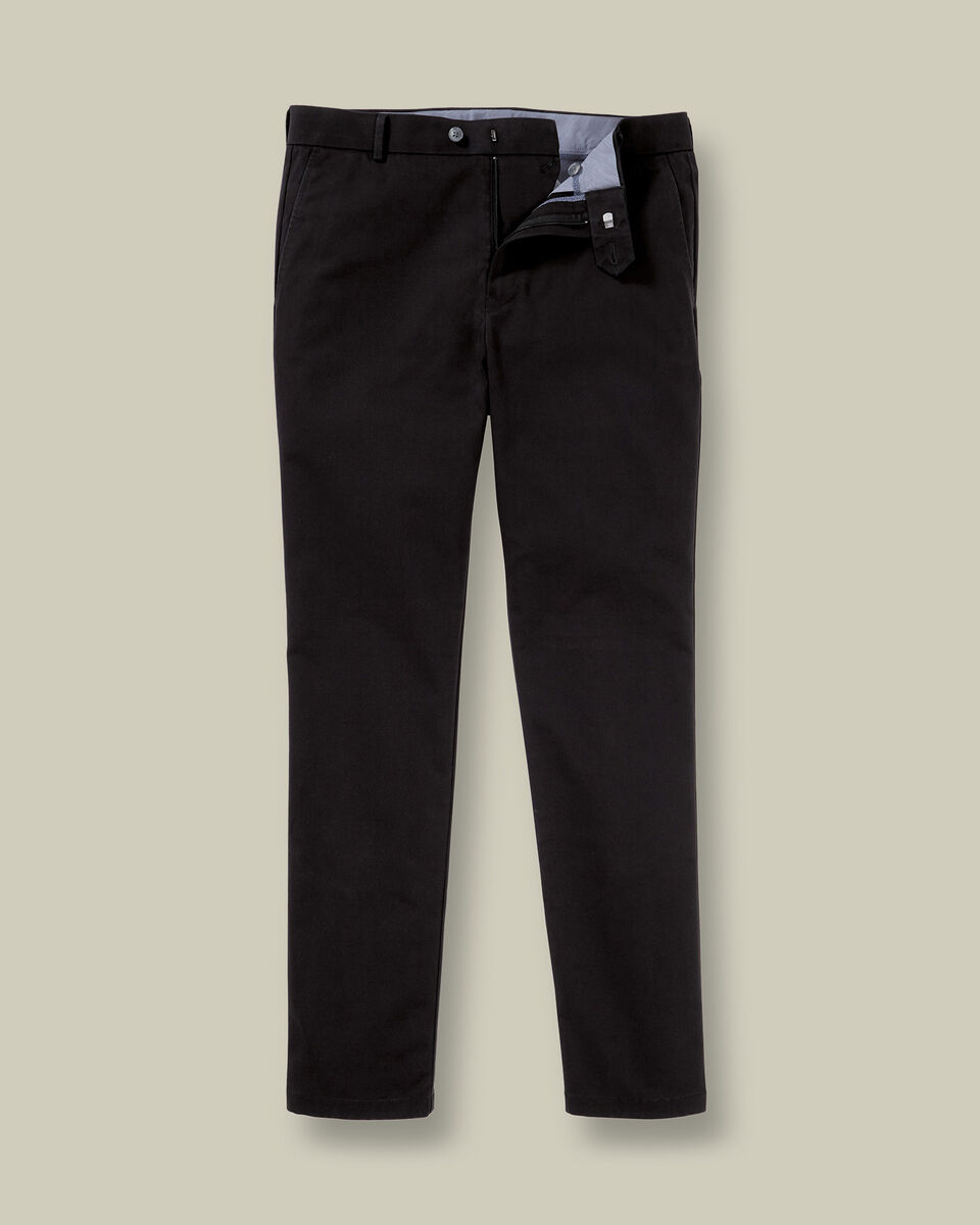 Ultimate Non-Iron Chinos - Black Secondary image