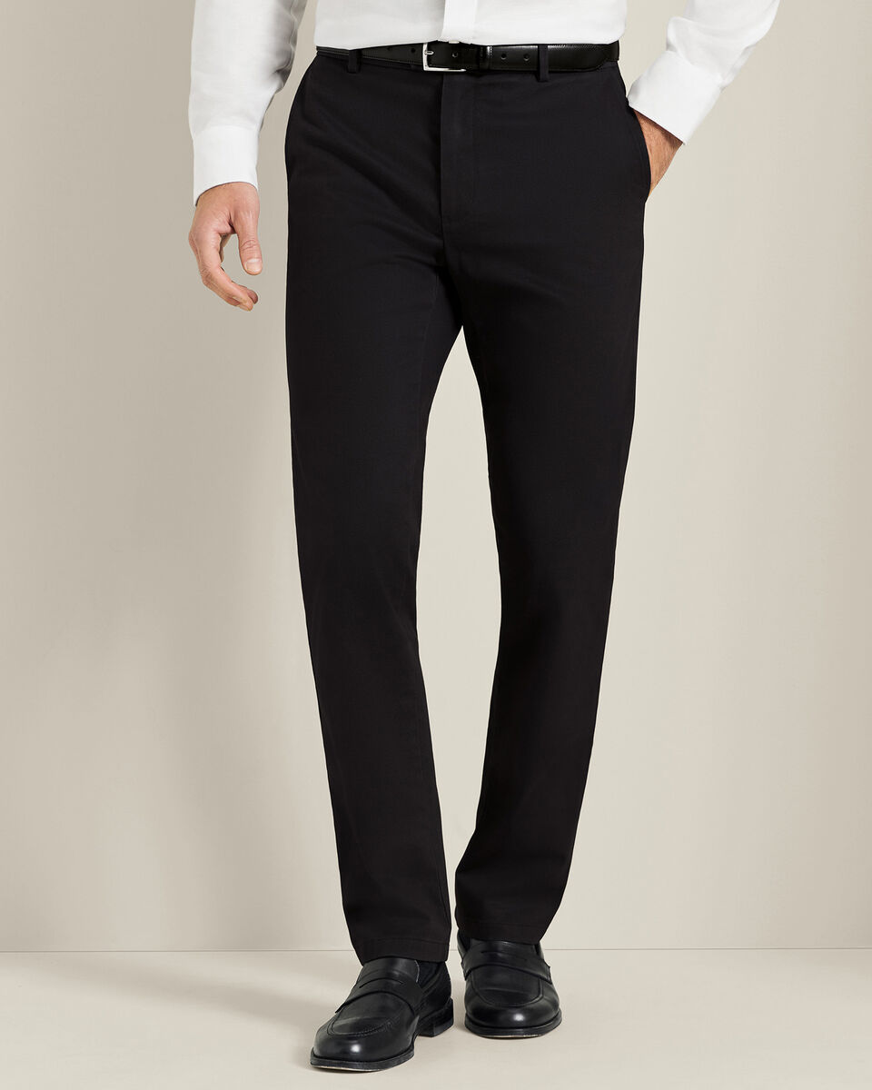Ultimate Non-Iron Chinos - Black