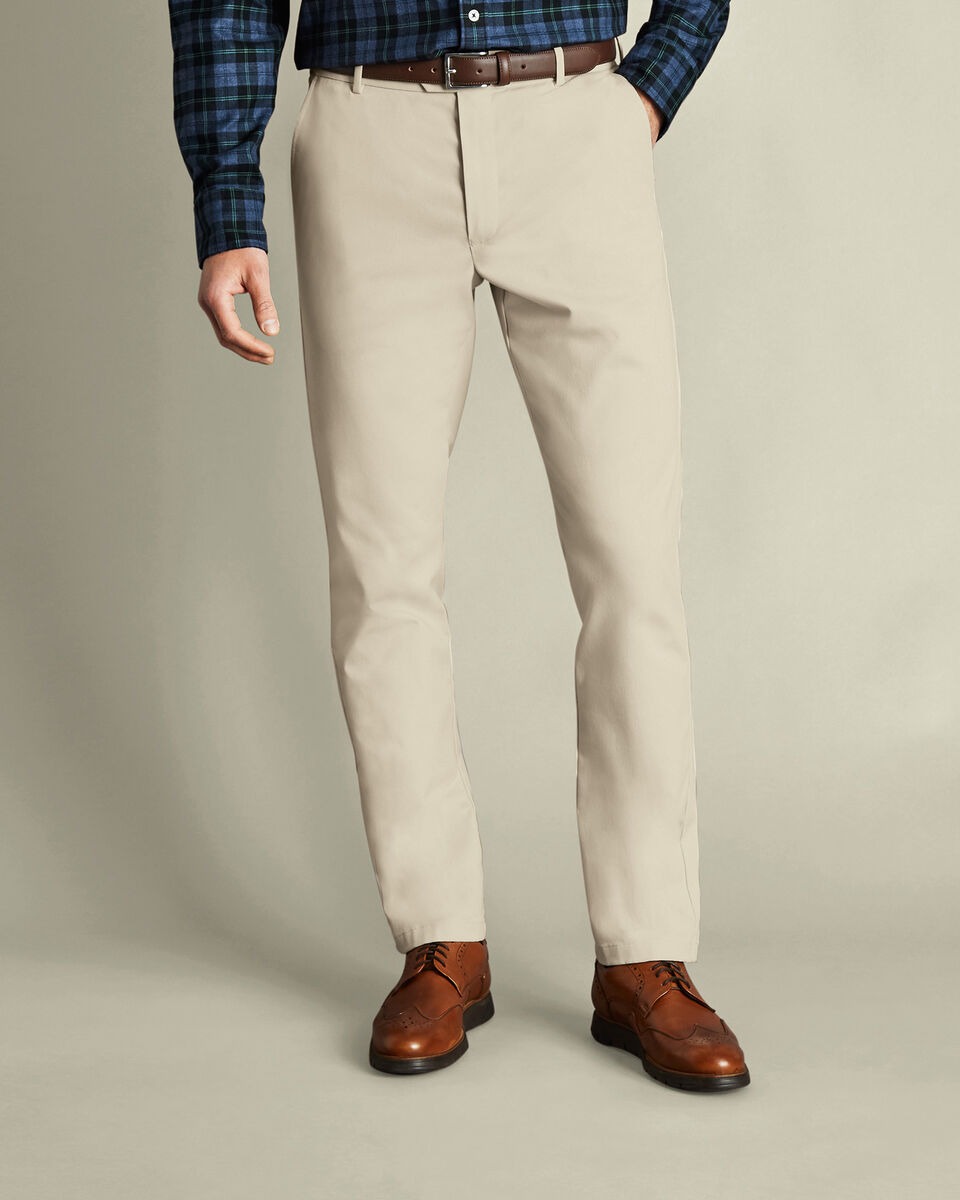 Ultimate Non-Iron Chinos - Stone Secondary image