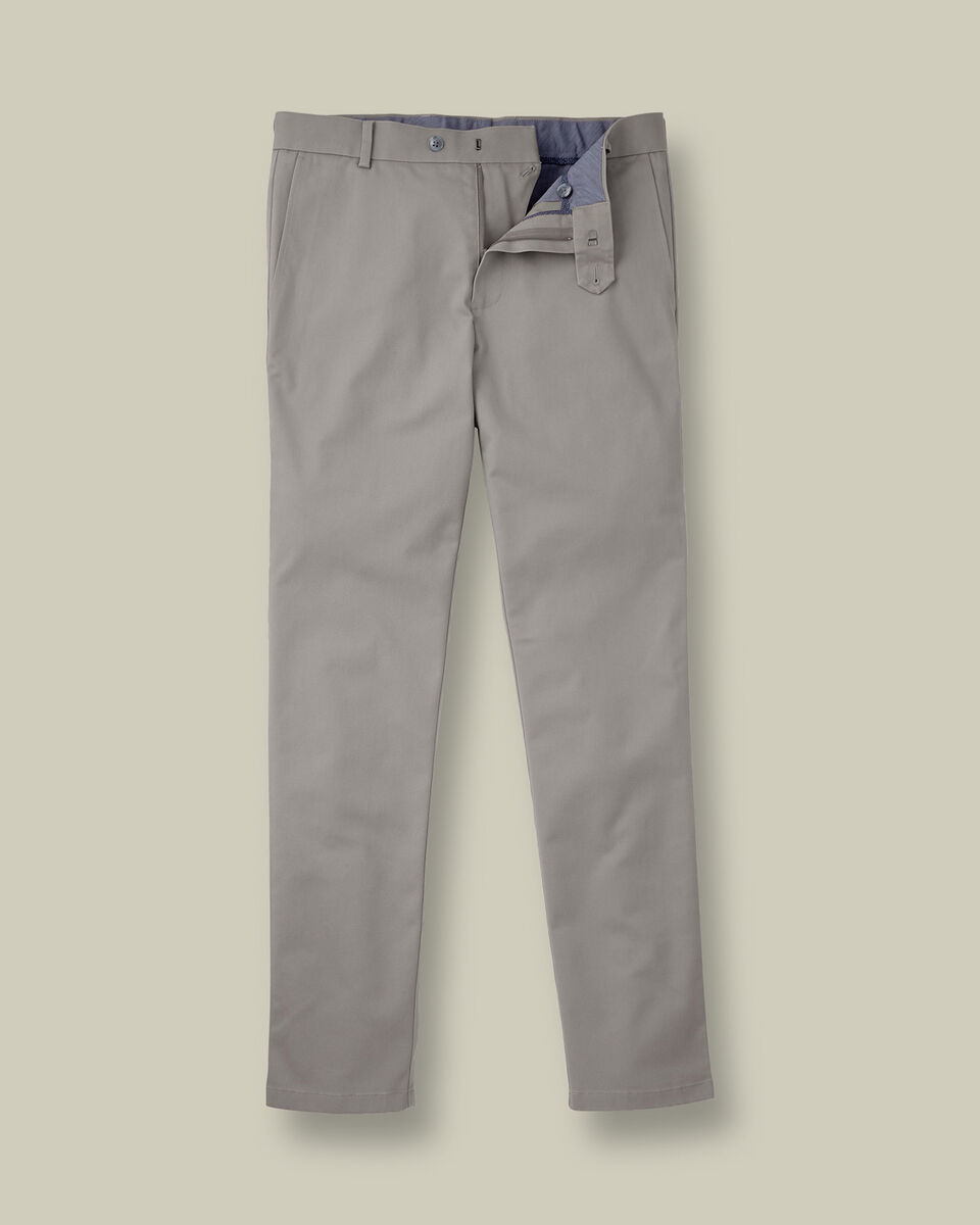 Ultimate Non-Iron Chinos - Light Gray Secondary image