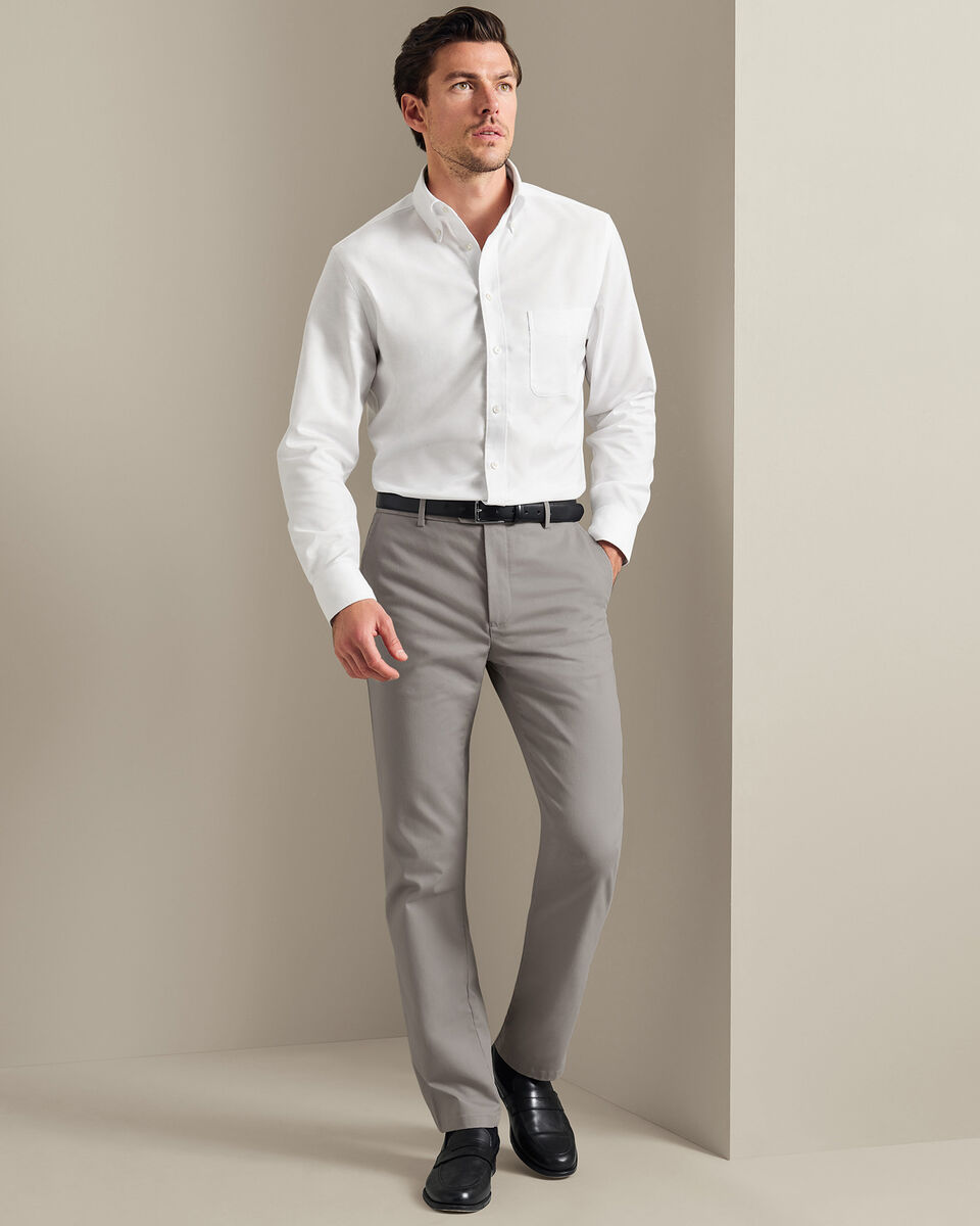 Ultimate Non-Iron Chinos - Light Gray