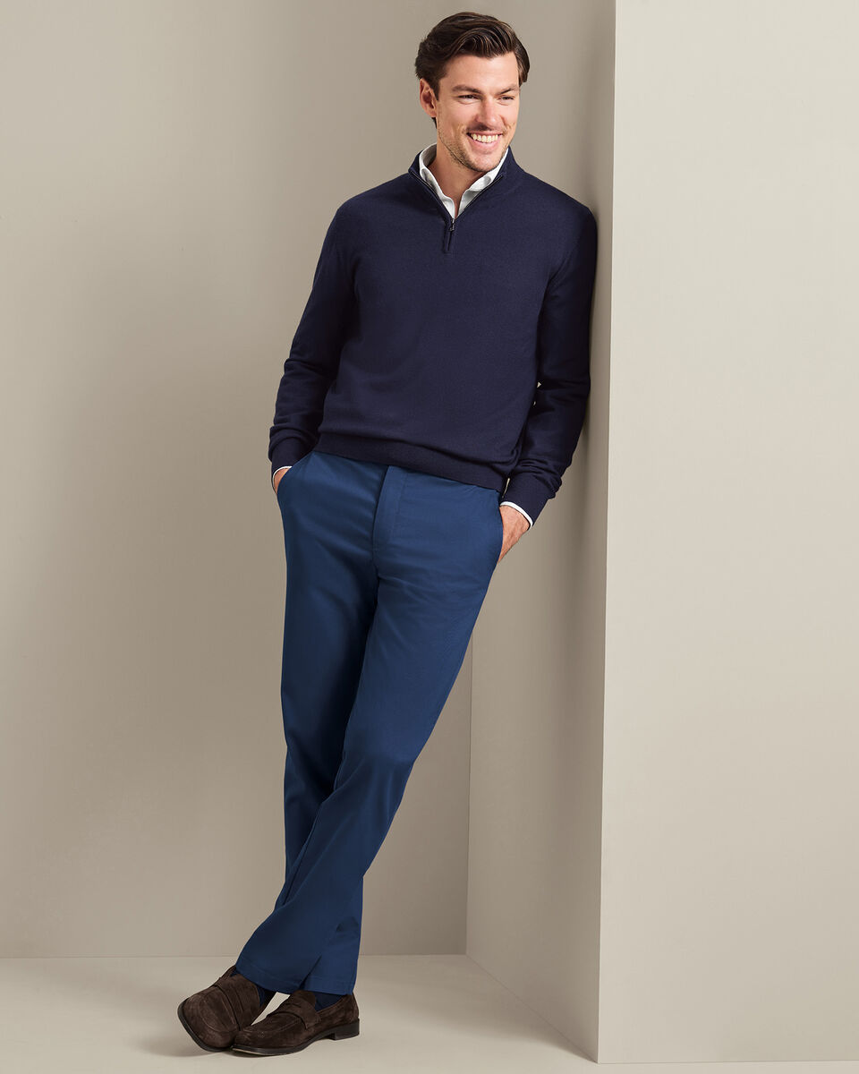 Ultimate Non-Iron Chinos - Royal Blue Main image
