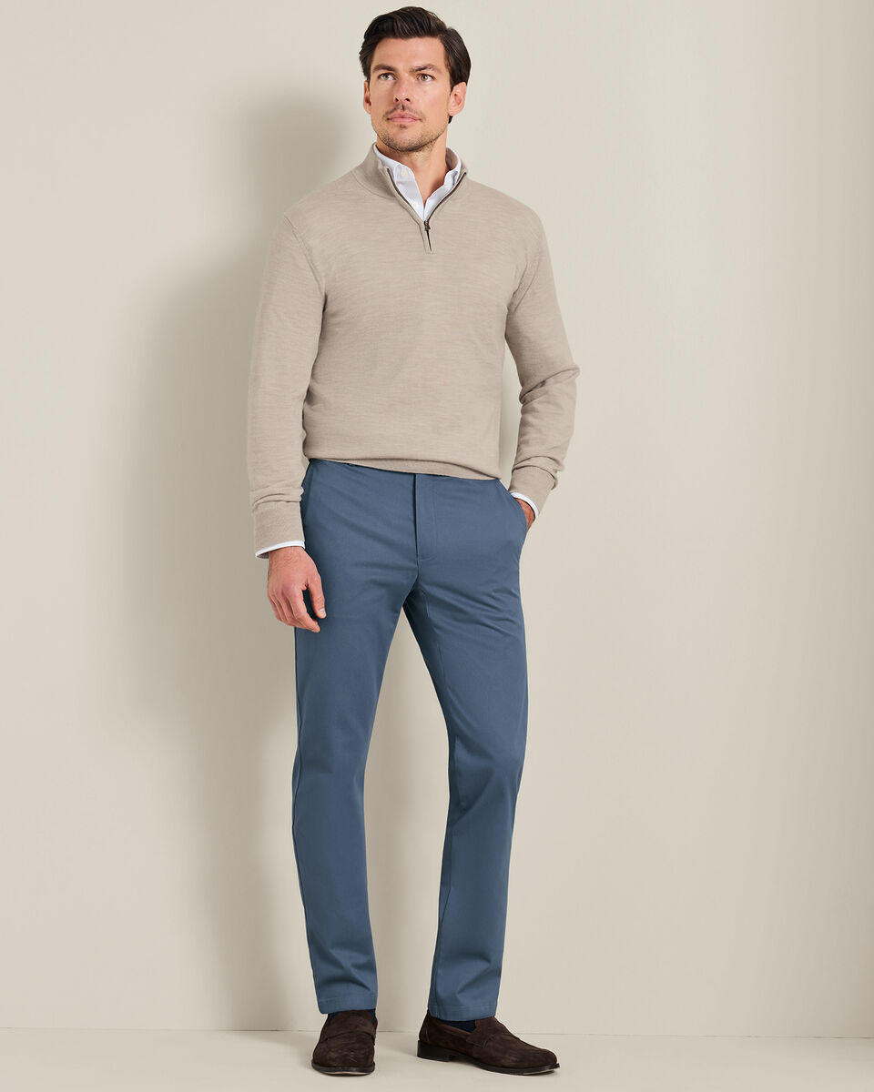 Ultimate Non-Iron Chinos - Airforce Blue