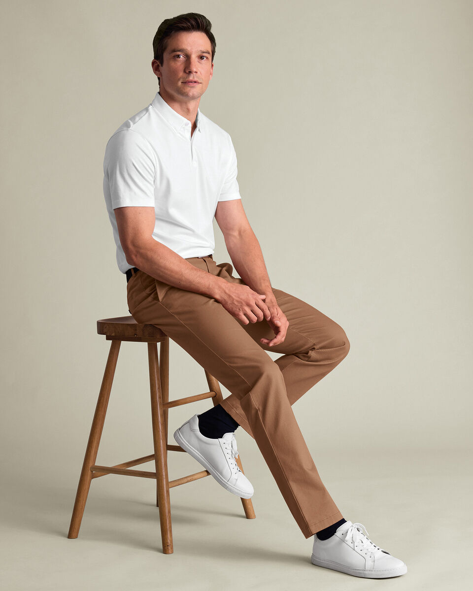 Ultimate Non-Iron Chinos - Toffee
