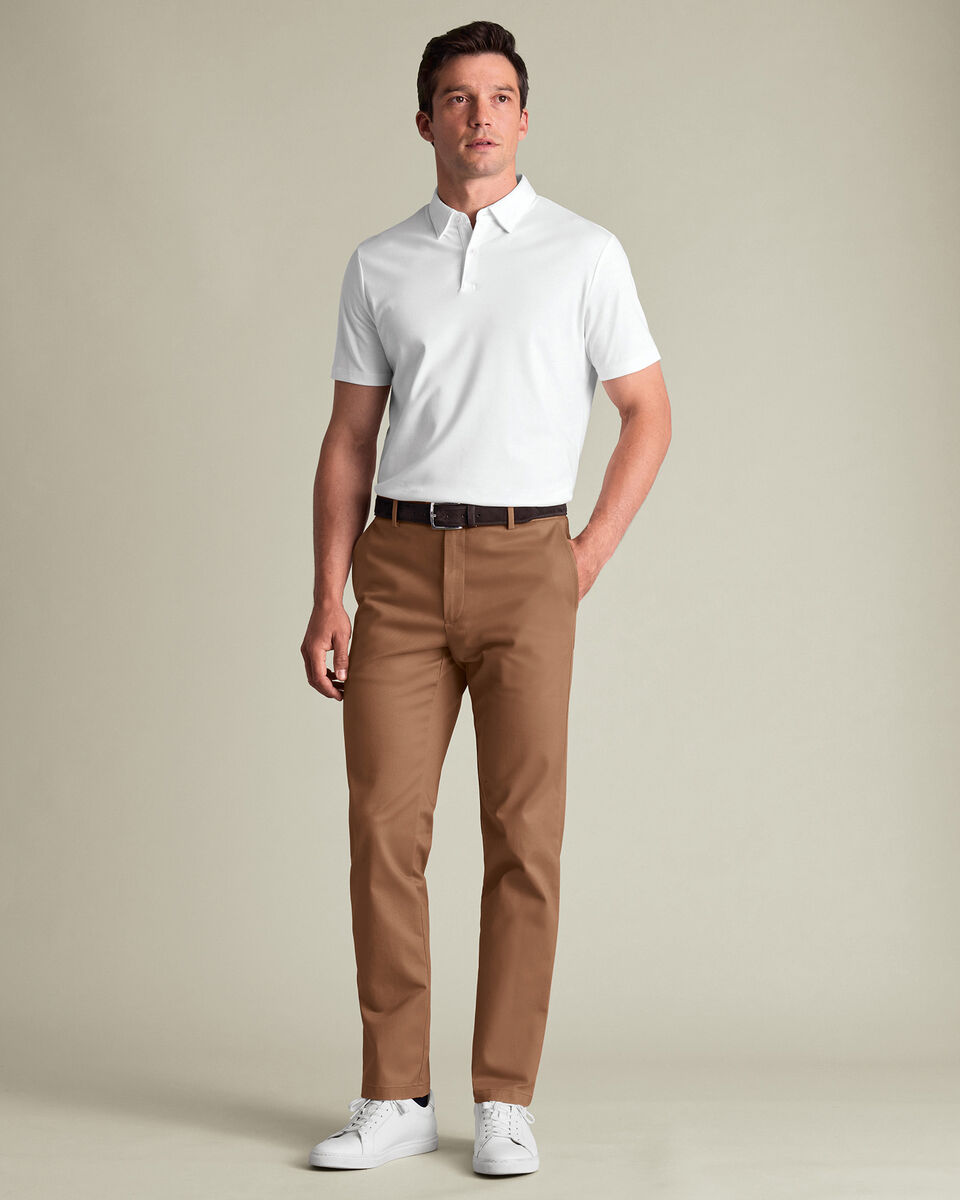 Ultimate Non-Iron Chinos - Toffee