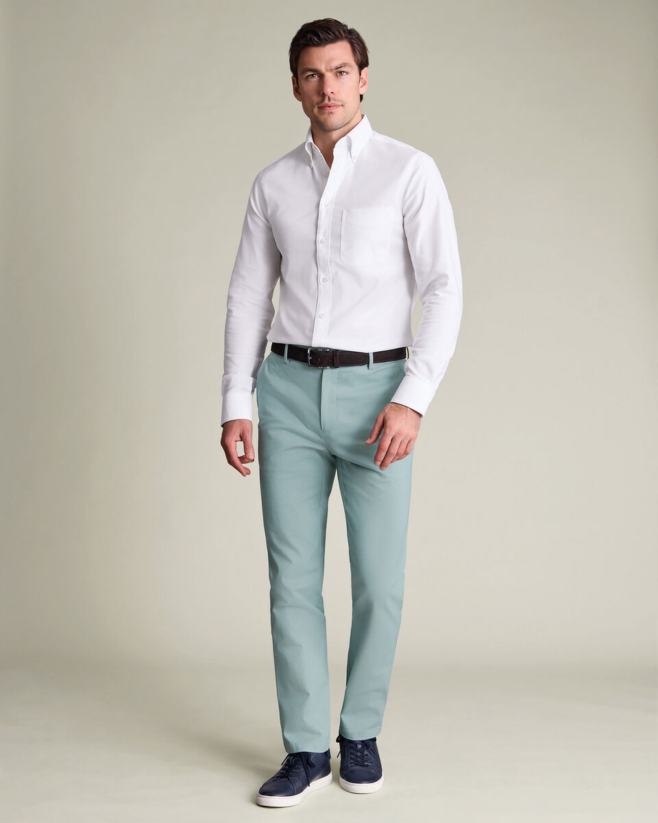 Ultimate Non-Iron Chinos - Teal Main image