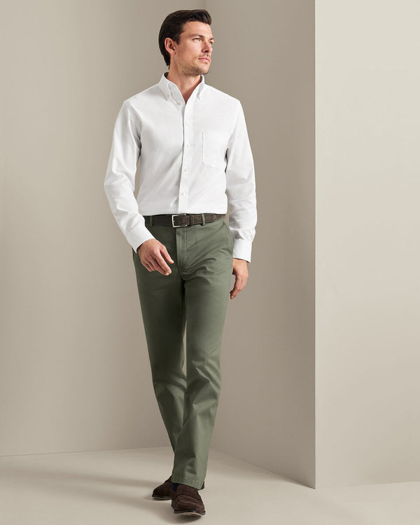 Ultimate Non-Iron Chinos - Sage Green