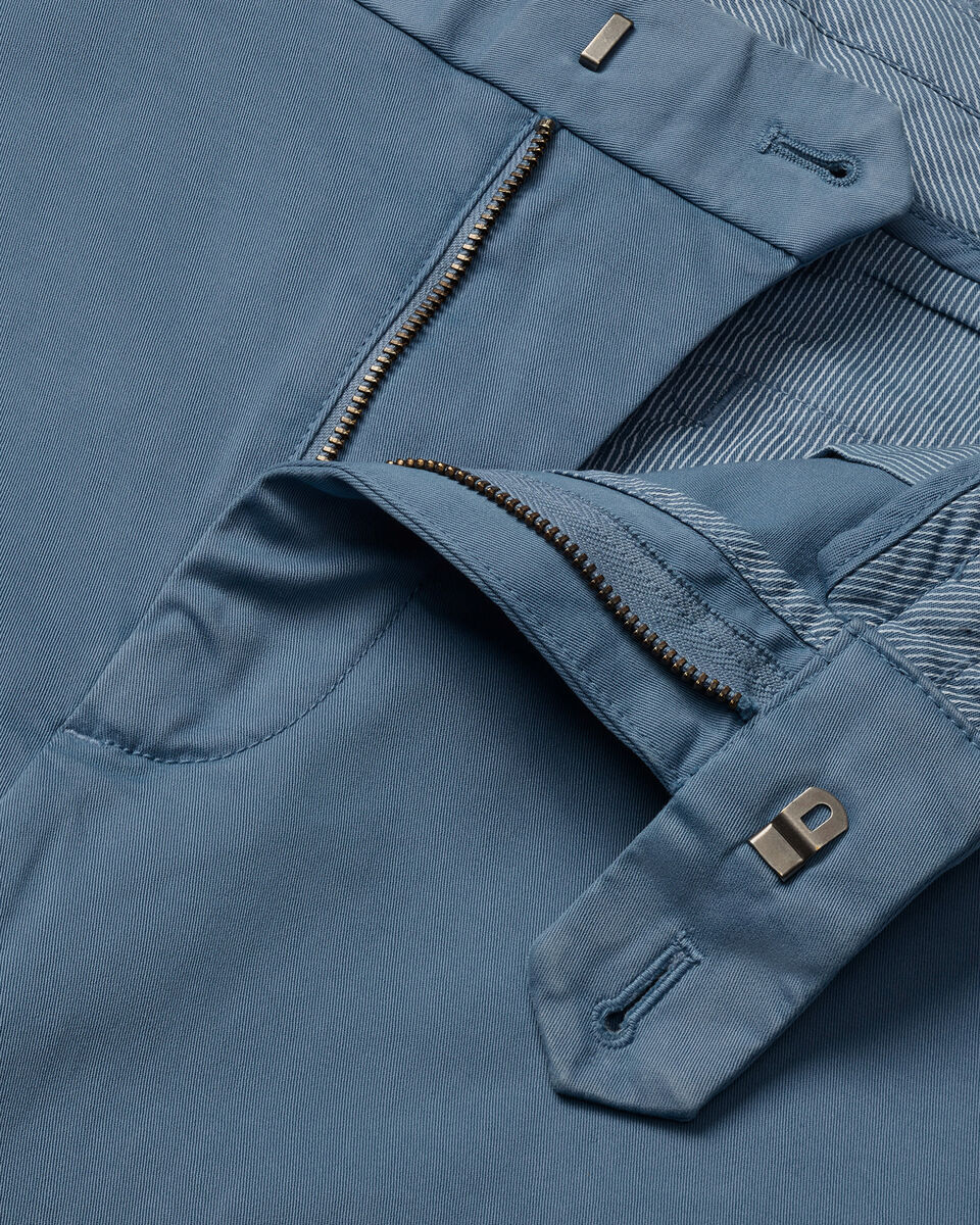 Casual Stretch Chinos – Airforce Blue