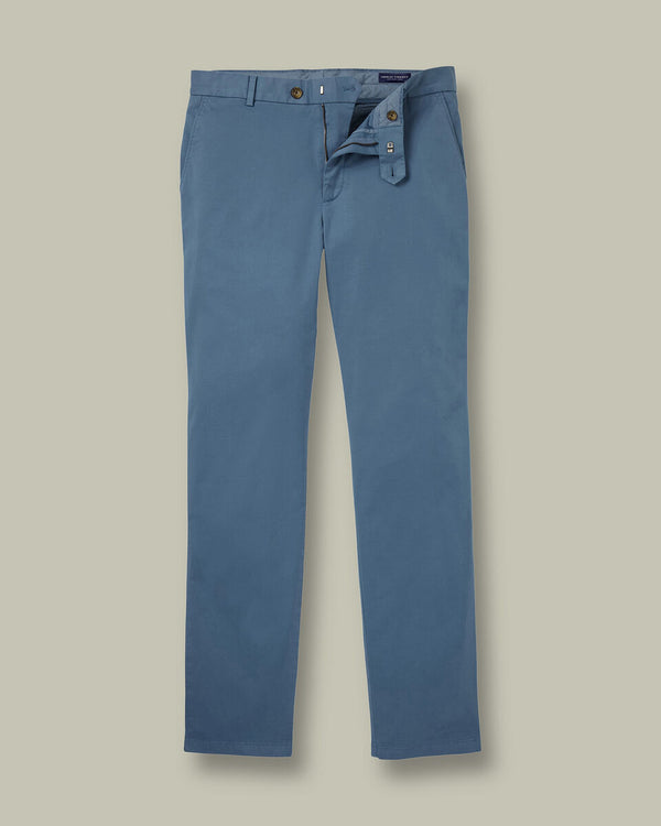 Casual Stretch Chinos – Airforce Blue