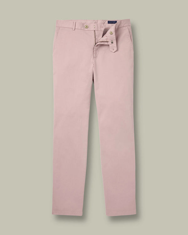Casual Stretch Chinos – Pink