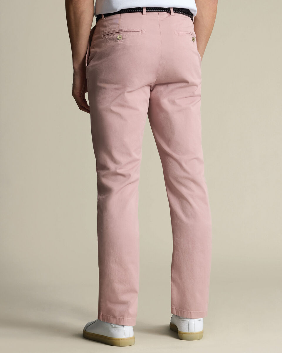 Casual Stretch Chinos – Pink