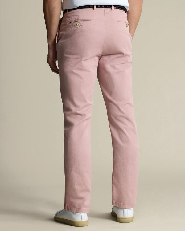 Casual Stretch Chinos – Pink
