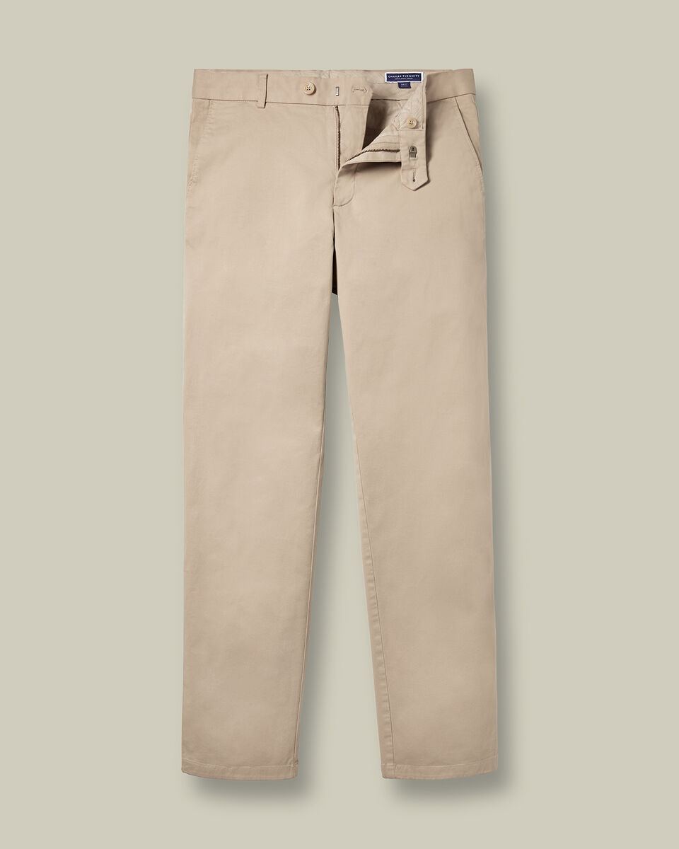 Casual Stretch Chinos - Tan Secondary image