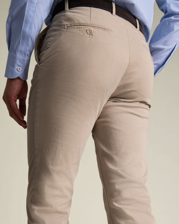 Casual Stretch Chinos - Tan