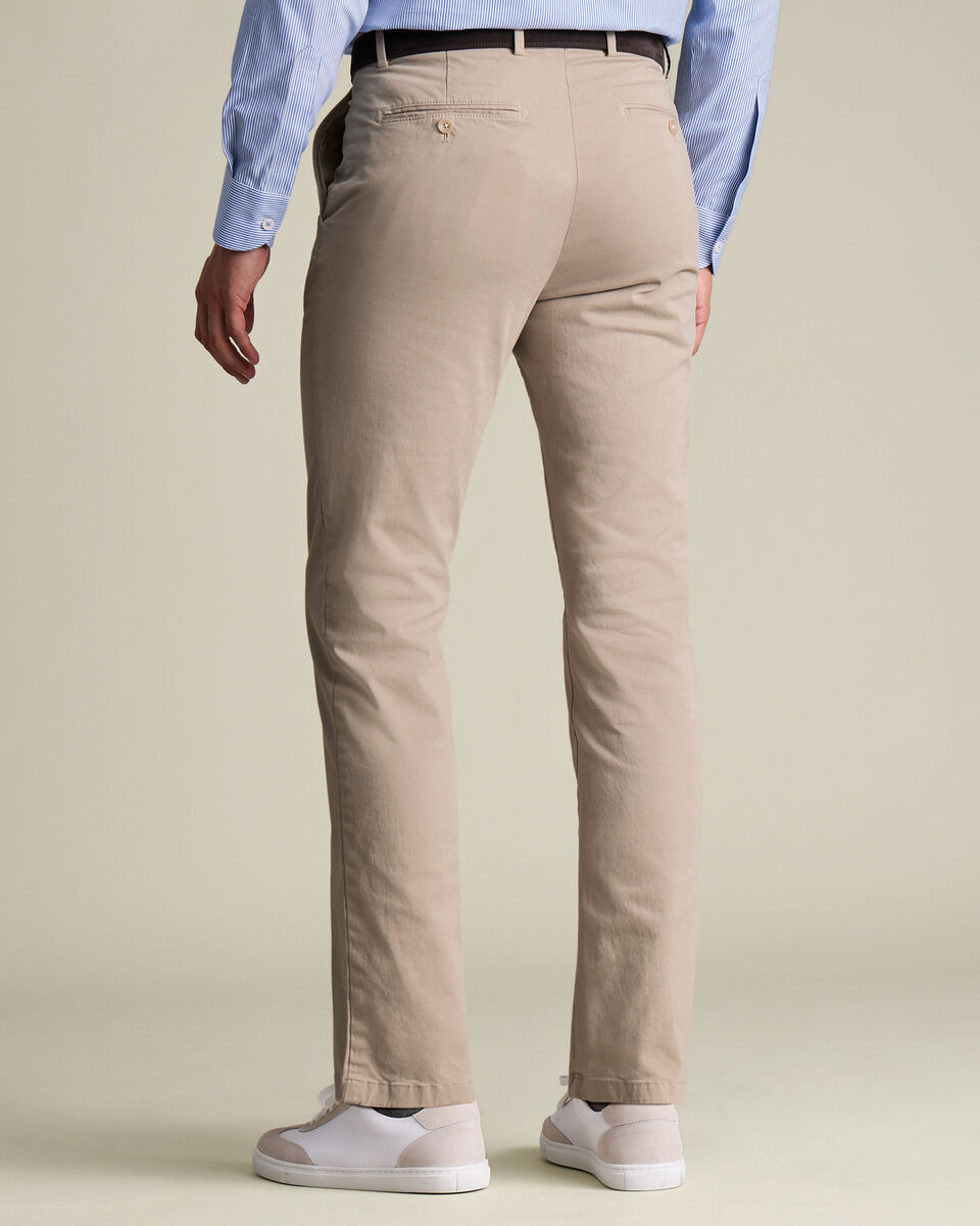 Casual Stretch Chinos - Tan