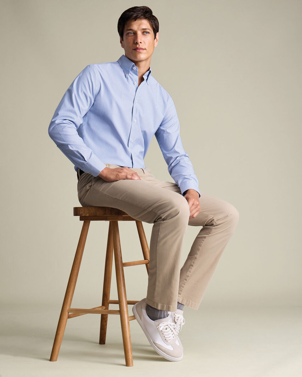 Casual Stretch Chinos - Tan Main image