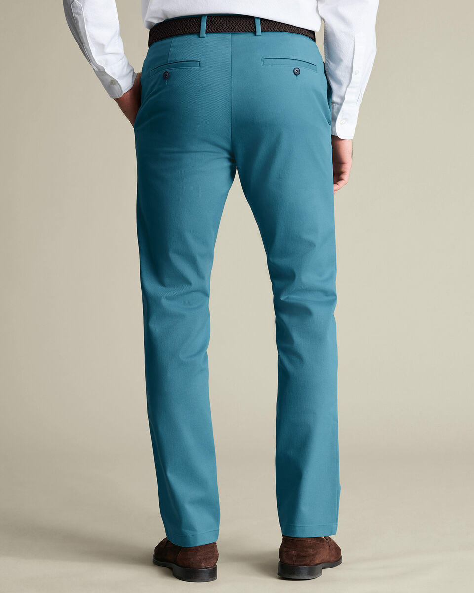 Ultimate Non-Iron Chinos – Teal Green