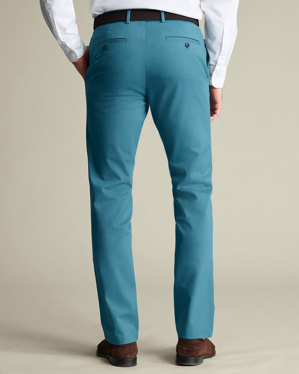 Ultimate Non-Iron Chinos – Teal Green