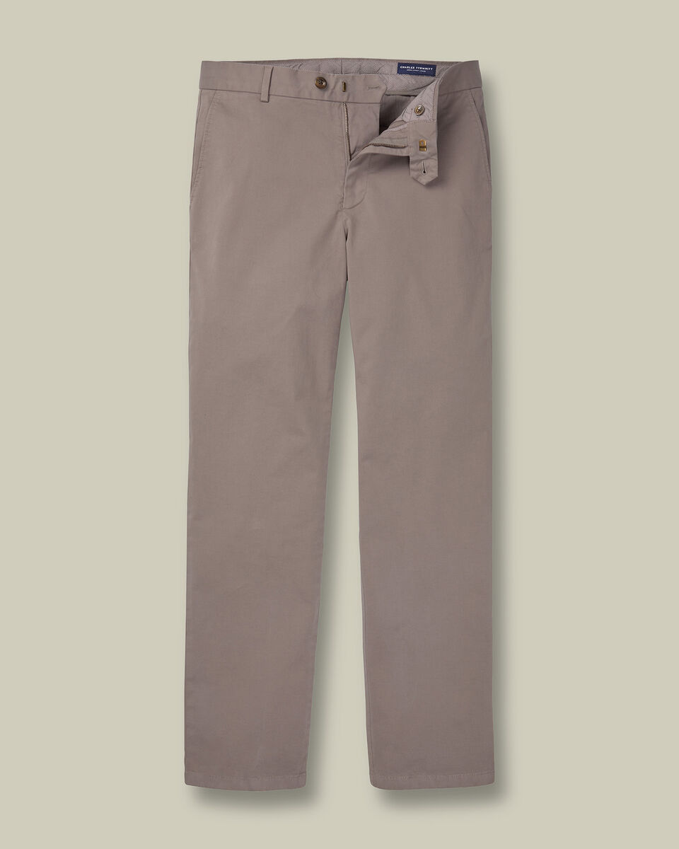 Casual Stretch Chinos - Taupe