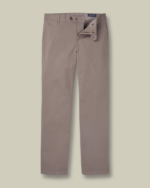 Casual Stretch Chinos - Taupe